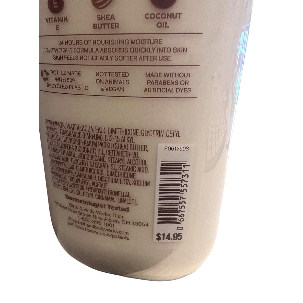 Bath & Body Works Sun Blooms & Suede Body Lotion 8 FLOZ NEW Shea Butter Coco Oil - Picture 3 of 4